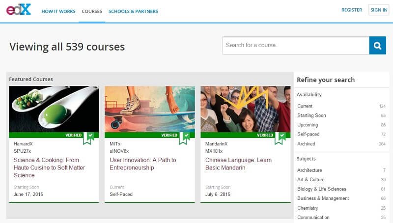 Hơn 500 khóa học trực tuyến miễn phí từ Edx