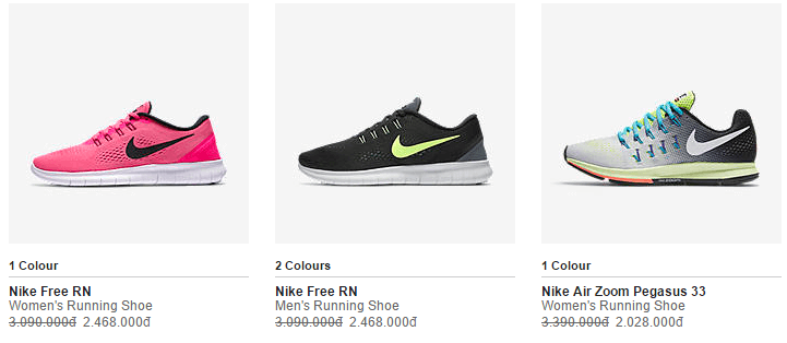 Danh mục giày Nike giảm giá (Clearance Sale)