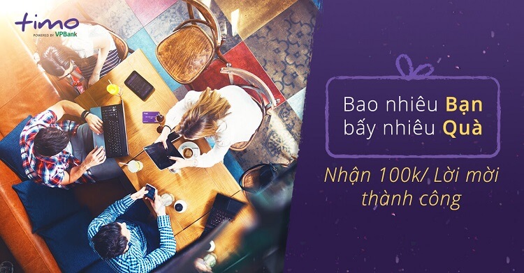 Timo khuyến mãi mở thẻ ATM