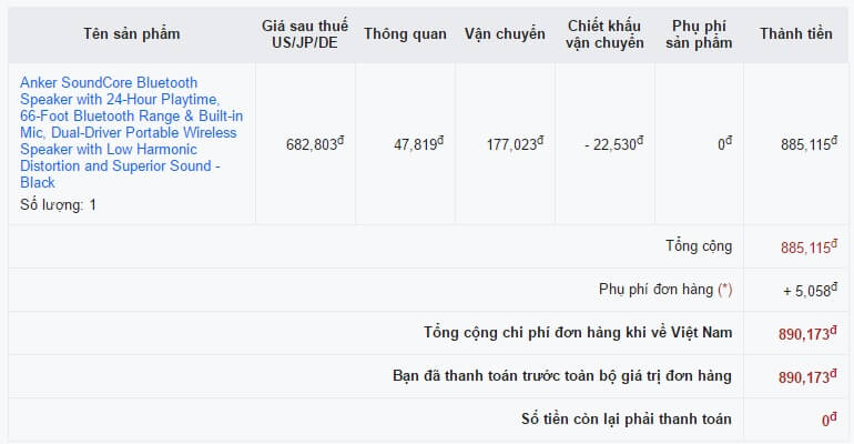 Giá mua trên Fado chỉ 890K rẻ hơn 25%