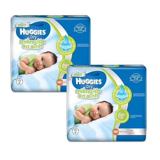 Miếng lót sơ sinh Newborn Huggies