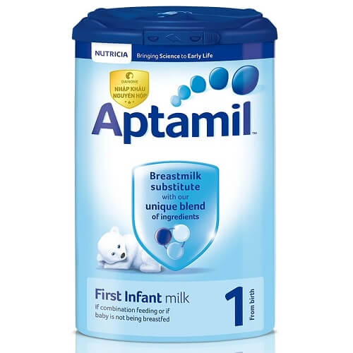 Sữa Aptamil có nhược điểm dùng hộp giấy dễ hút ẩm