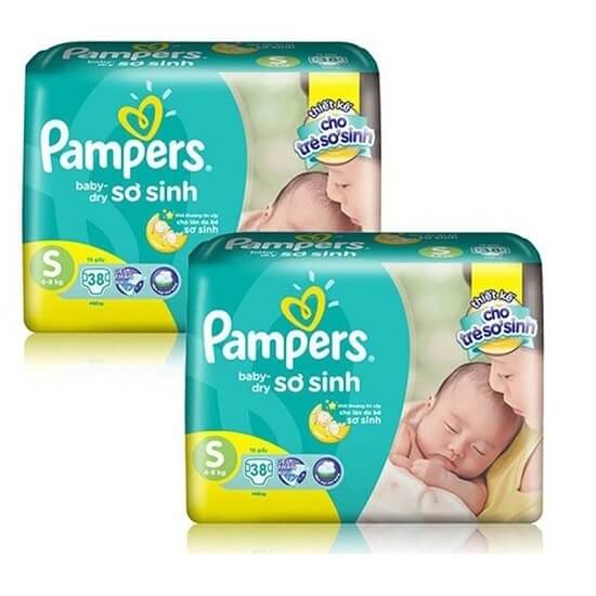 Pampers là thương hiệu phổ biến thứ 3 trên thị trường sau Bobby và Huggies