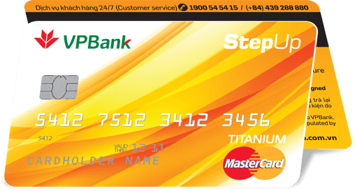 Thẻ tín dụng StepUp hoàn tiền VPBank