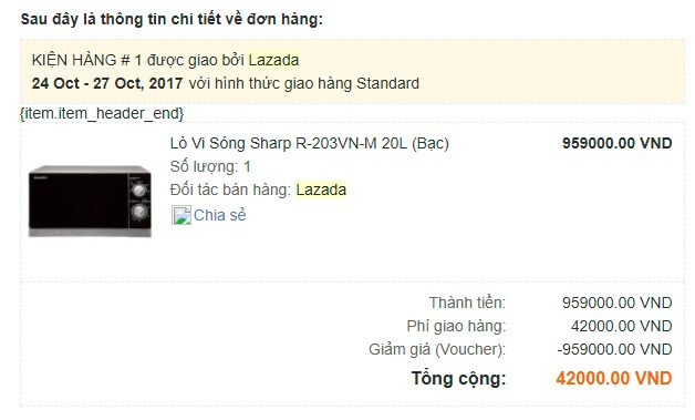 Mua hàng Lazada với Voucher giảm giá