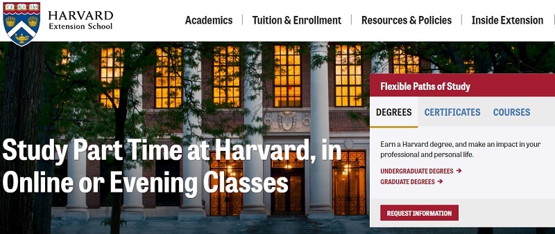 Harvard cung cấp một số khóa học miễn phí nocredit