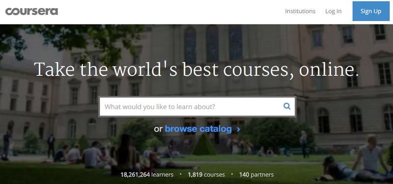 Coursera là nền tảng học trực tuyến thu hút rất nhiều học viên