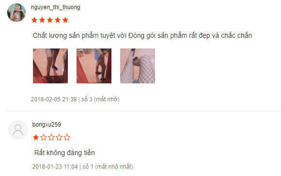 Đánh giá có hình và đánh giá 1 sao mang lại nhiều thông tin hơn các đánh giá 5 sao trên Shopee